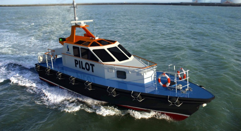 Pilot boat for assistance 