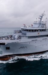 Delivery of Piriou’s first vessel for the French Navy : Multipurpose Vessel d’Entrecasteaux