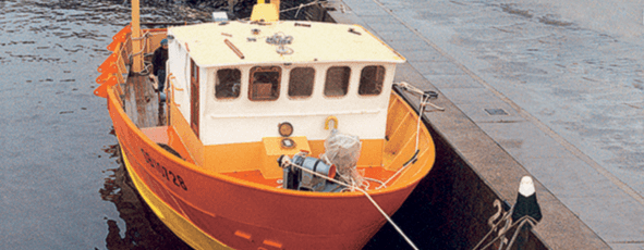 Delivery of the ‘Revenant’, the yard’s first trawler