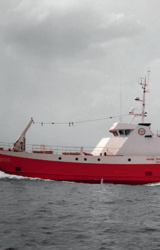 Delivery of the ‘Grand Saint-Bernard’, first semi-industrial trawler