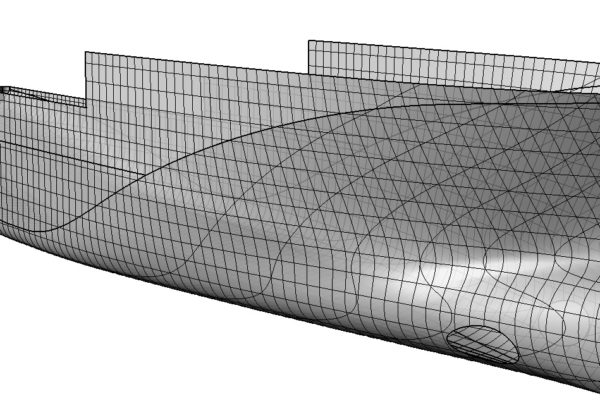 Modèle 3D - carène B2M