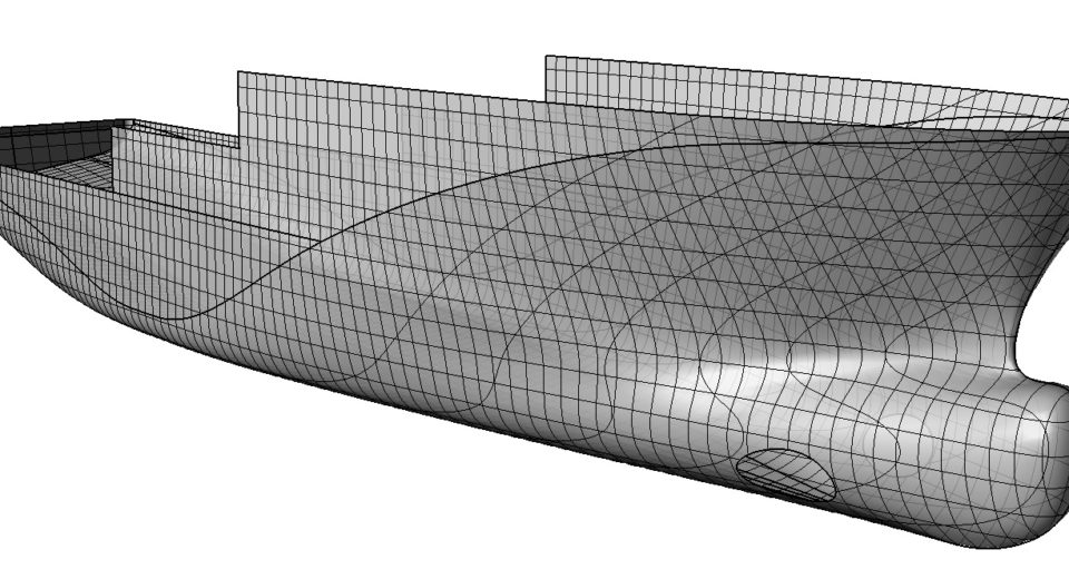 Modèle 3D - carène B2M