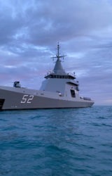 Delivery of the ara PIEDRABUENA, Argentinian offshore patrol vessel