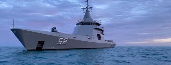 Delivery of the ara PIEDRABUENA, Argentinian offshore patrol vessel